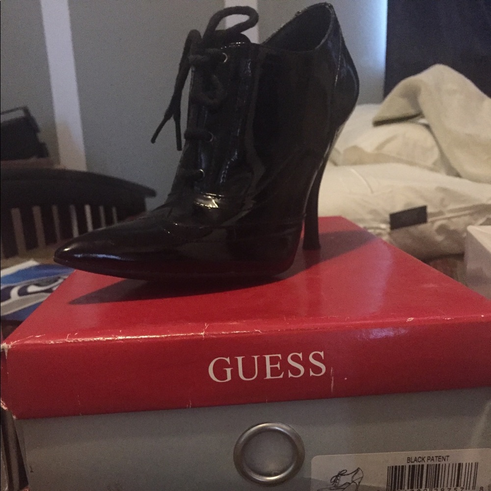 Black ankle boots